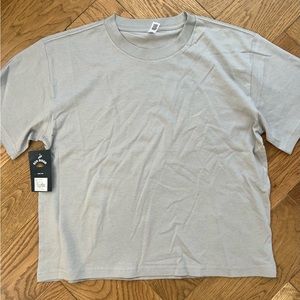 Sundiego Ascolour Marina Soft Cotton Boxy T-Shirt Grey